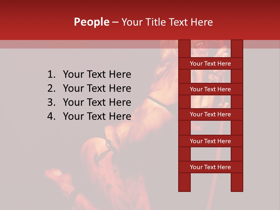 Beautiful Devil PowerPoint Template