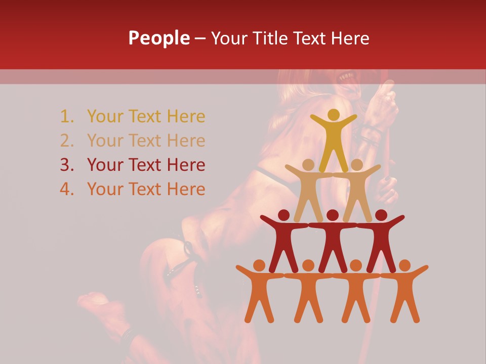 Beautiful Devil PowerPoint Template