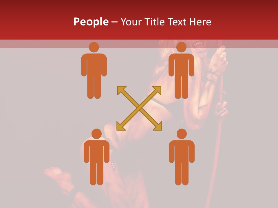 Beautiful Devil PowerPoint Template