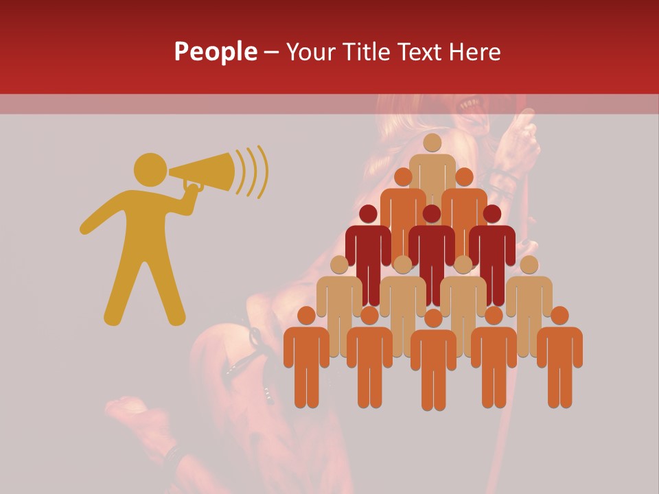 Beautiful Devil PowerPoint Template