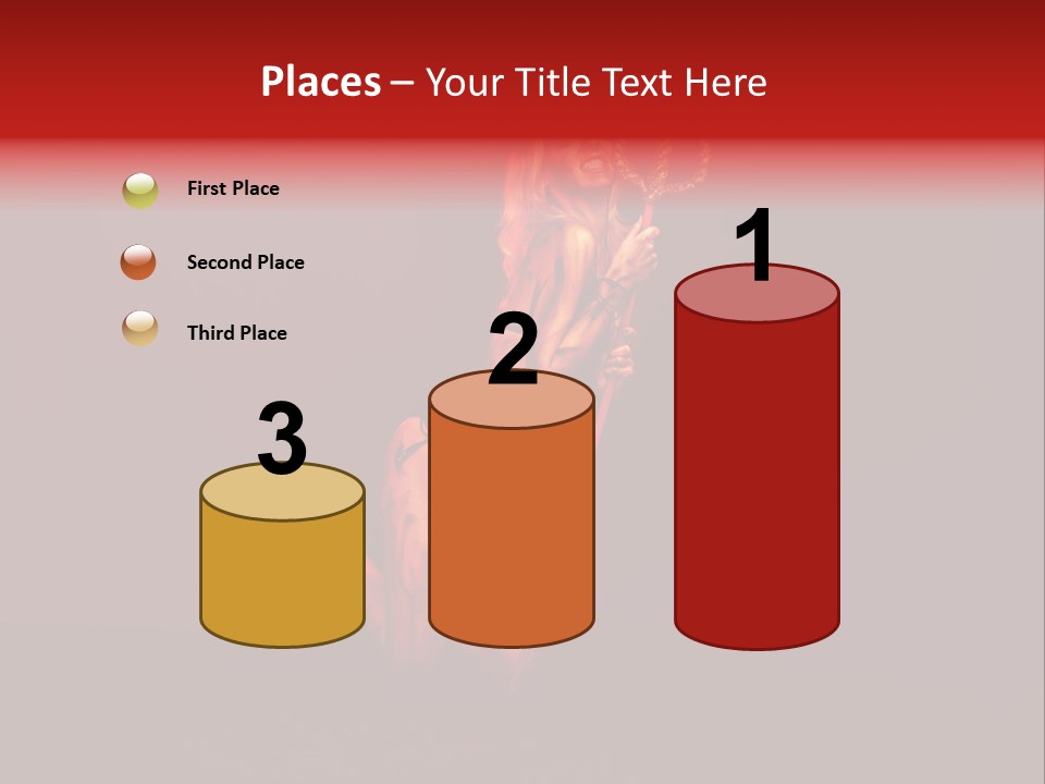 Beautiful Devil PowerPoint Template
