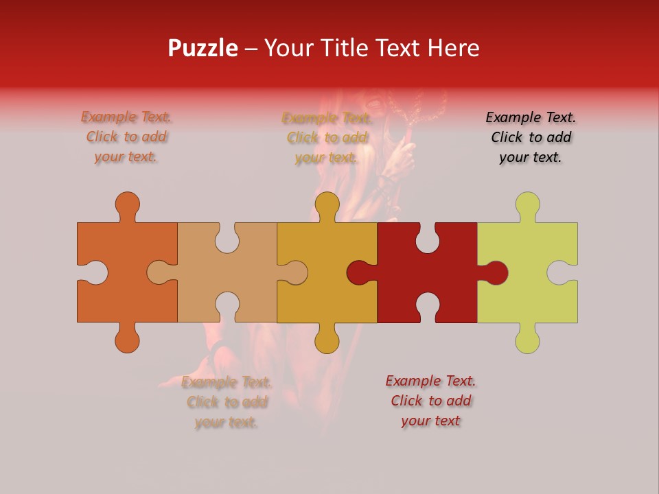Beautiful Devil PowerPoint Template