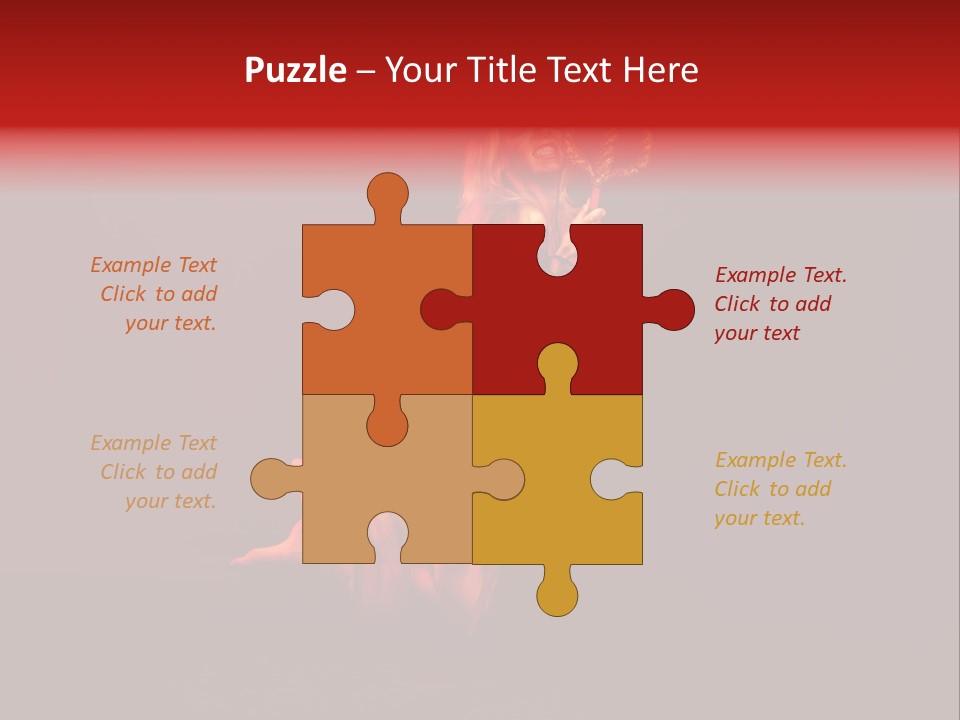 Beautiful Devil PowerPoint Template