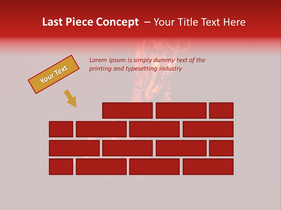 Beautiful Devil PowerPoint Template