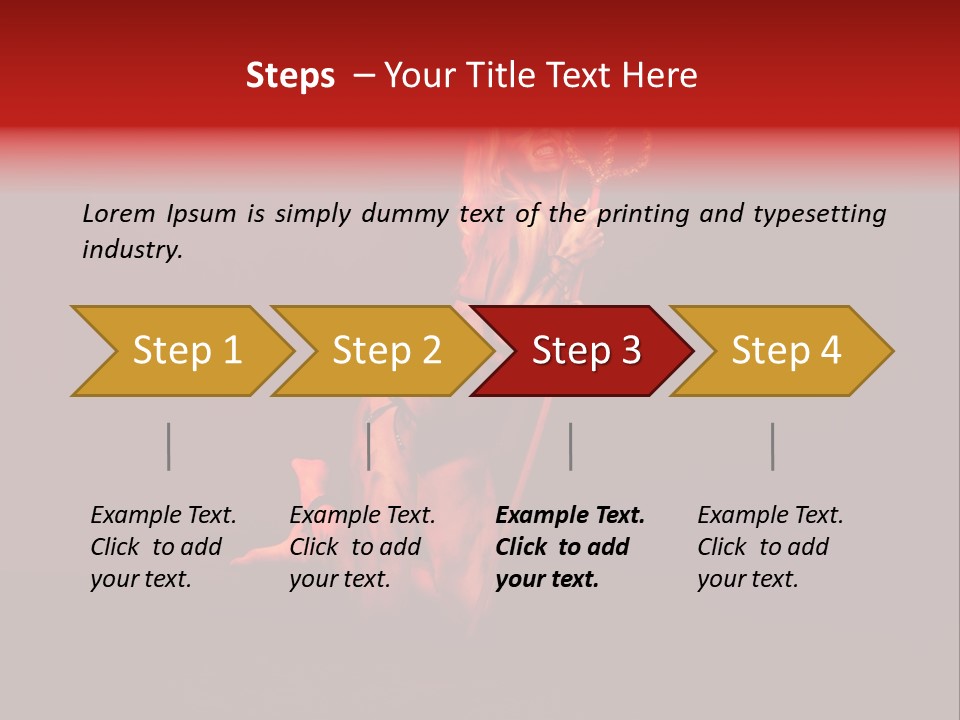 Beautiful Devil PowerPoint Template