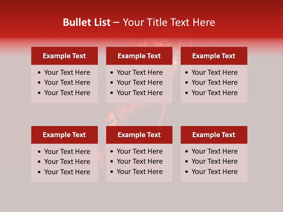 Beautiful Devil PowerPoint Template