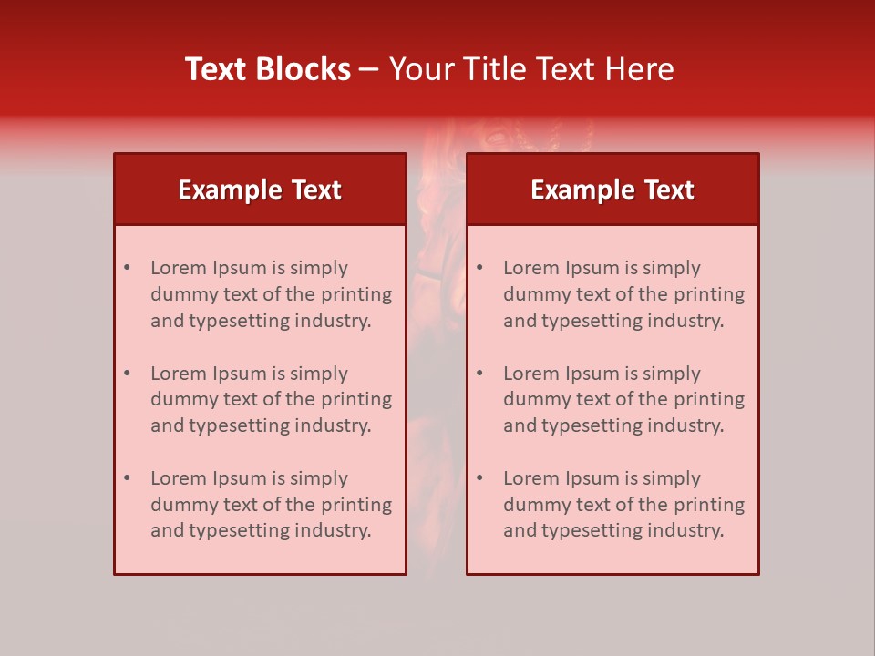 Beautiful Devil PowerPoint Template
