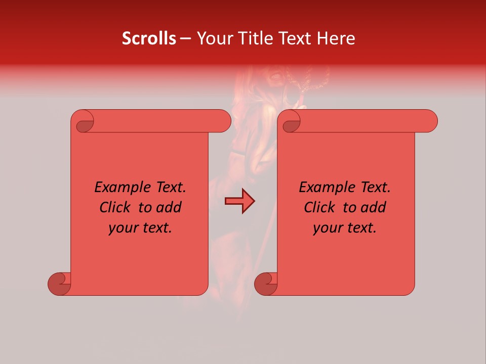 Beautiful Devil PowerPoint Template
