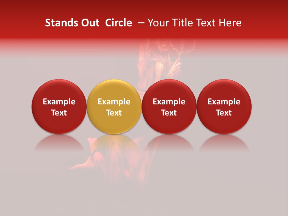 Beautiful Devil PowerPoint Template