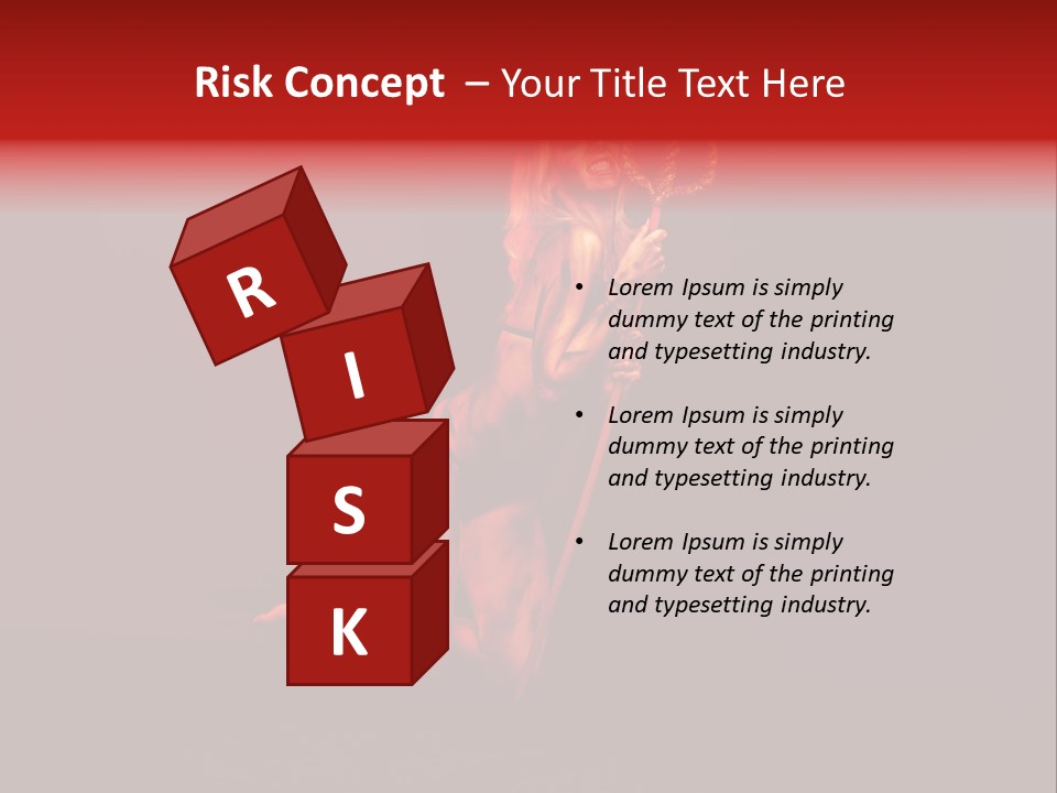 Beautiful Devil PowerPoint Template