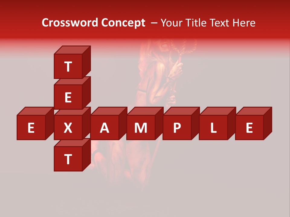 Beautiful Devil PowerPoint Template