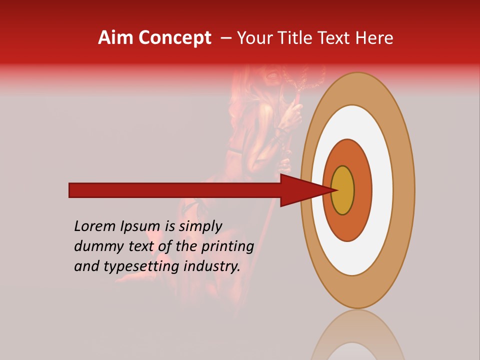 Beautiful Devil PowerPoint Template
