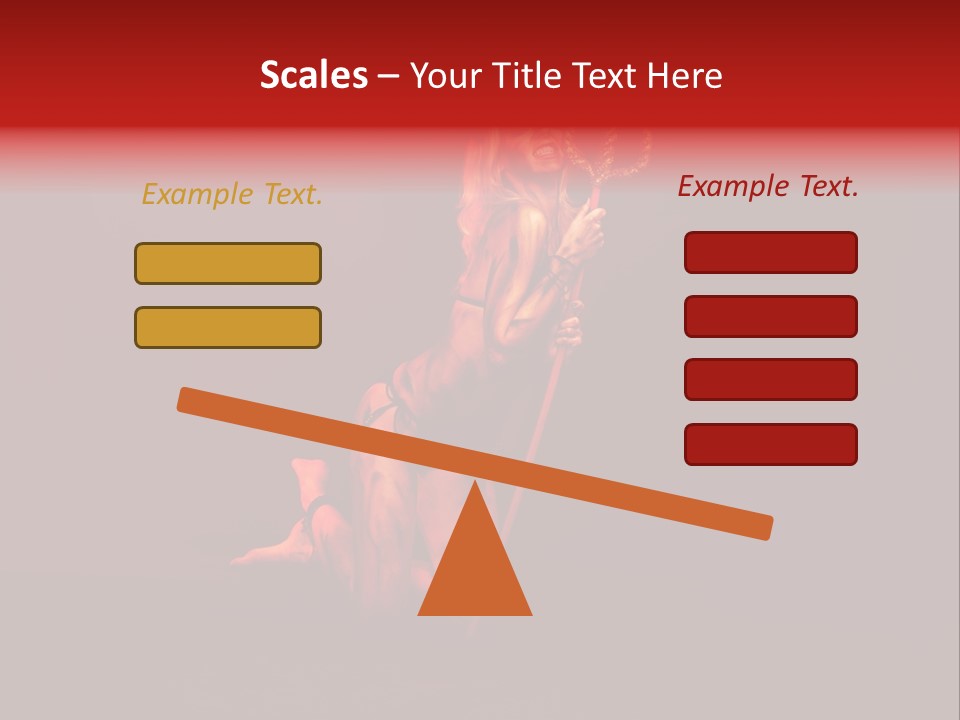 Beautiful Devil PowerPoint Template