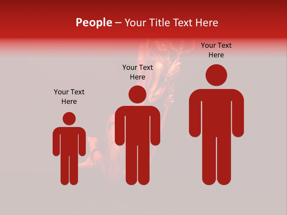 Beautiful Devil PowerPoint Template