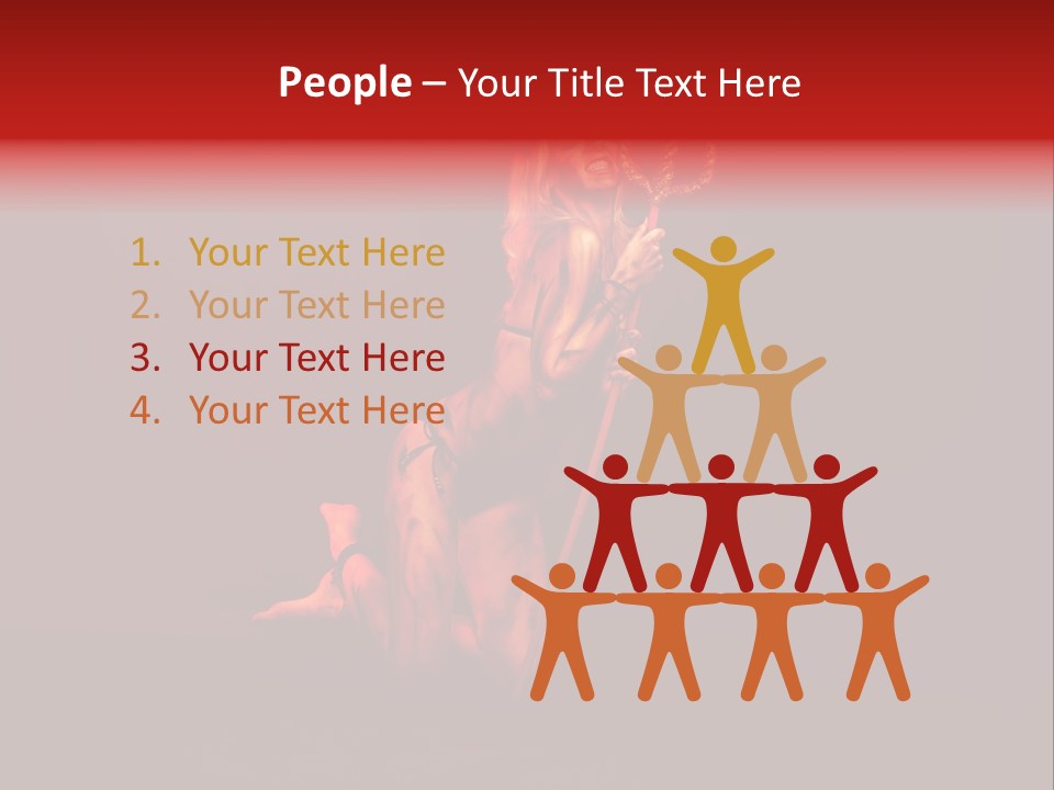 Beautiful Devil PowerPoint Template