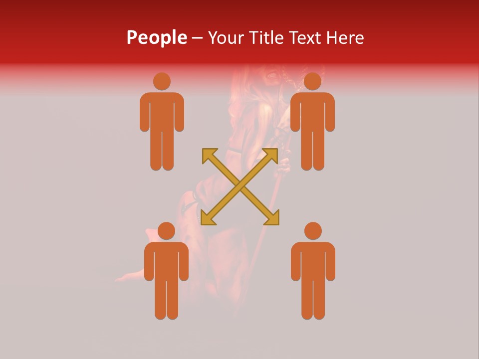 Beautiful Devil PowerPoint Template