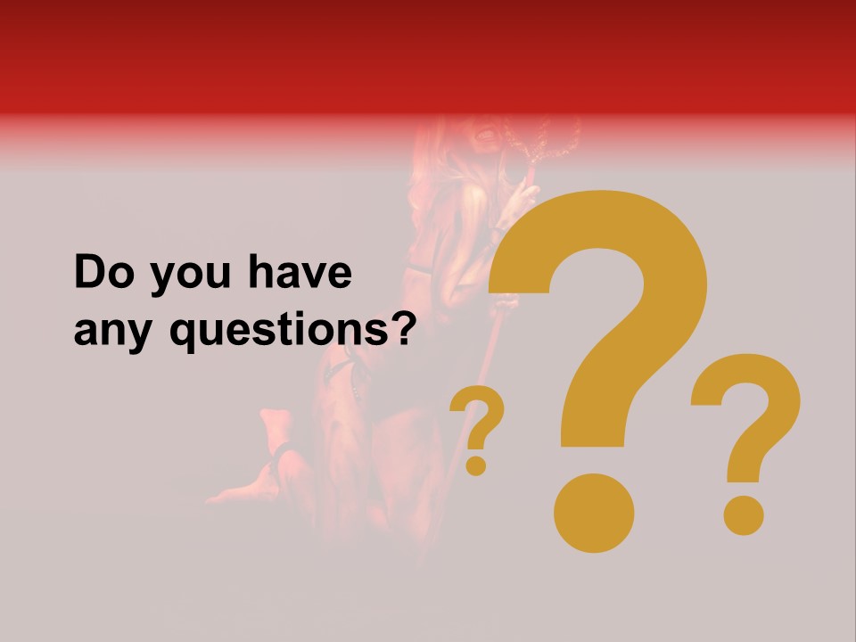 Beautiful Devil PowerPoint Template
