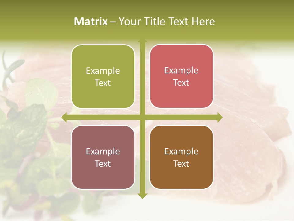 Turkey Steaks PowerPoint Template