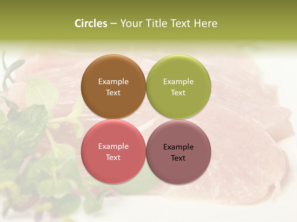 Turkey Steaks PowerPoint Template