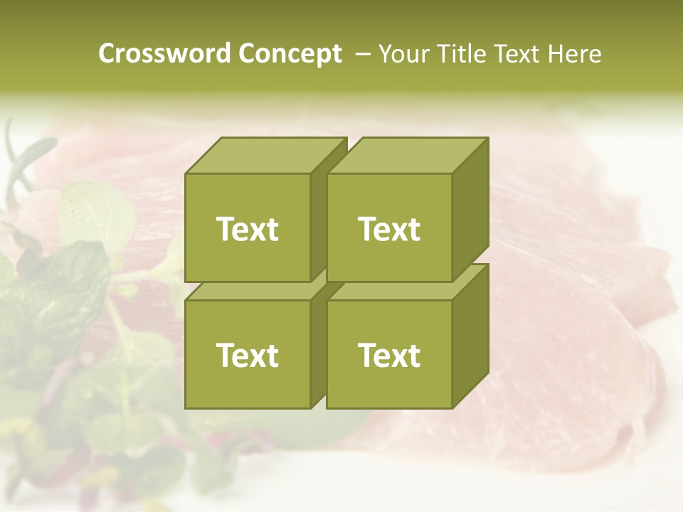 Turkey Steaks PowerPoint Template