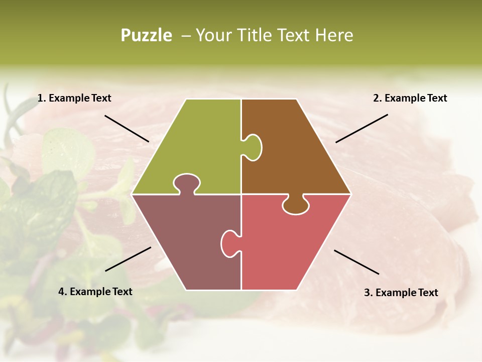 Turkey Steaks PowerPoint Template