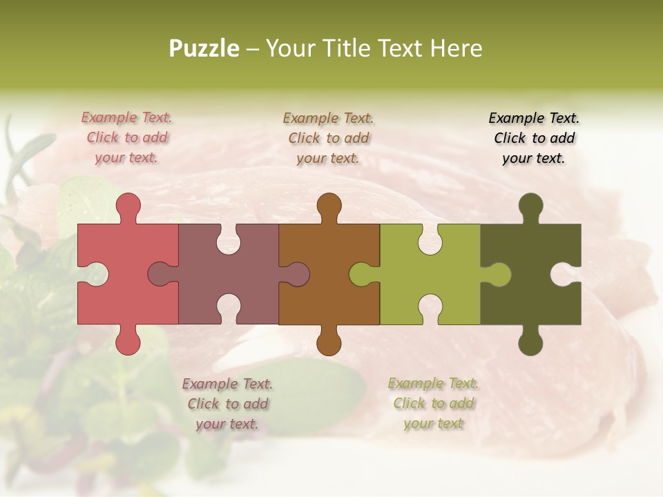 Turkey Steaks PowerPoint Template