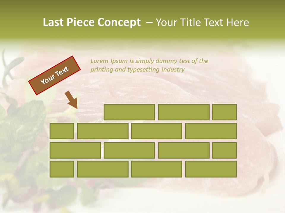 Turkey Steaks PowerPoint Template