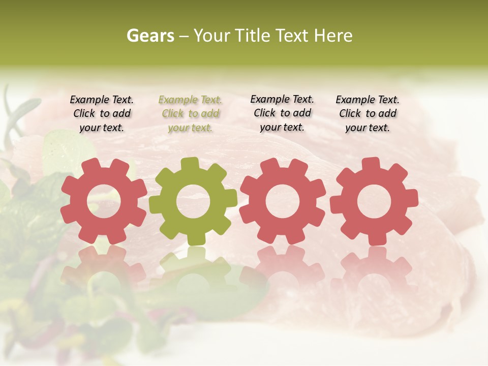 Turkey Steaks PowerPoint Template