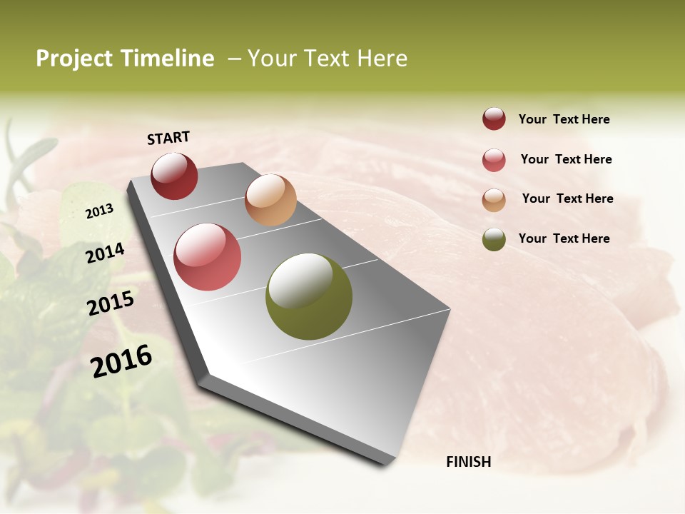 Turkey Steaks PowerPoint Template