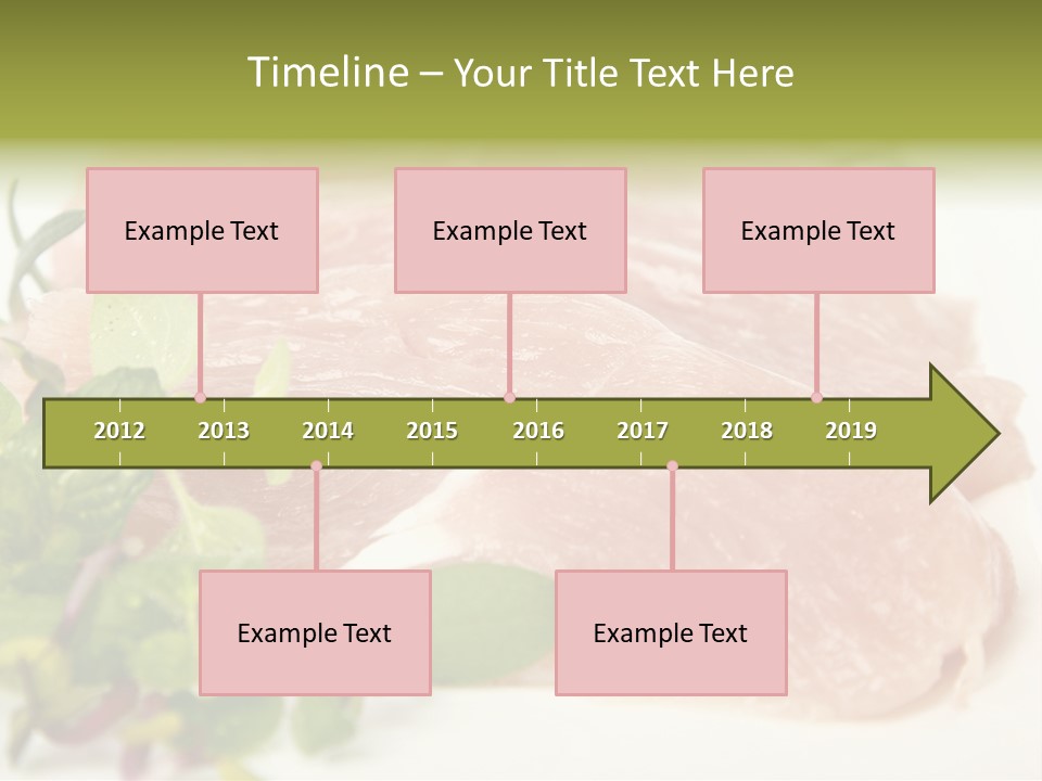 Turkey Steaks PowerPoint Template