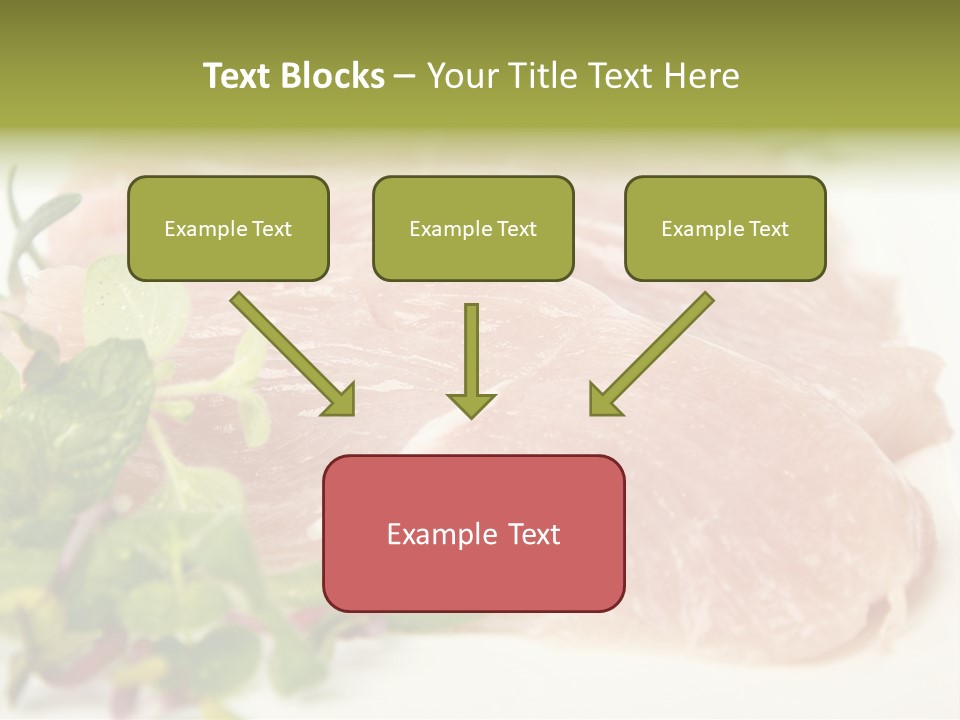 Turkey Steaks PowerPoint Template