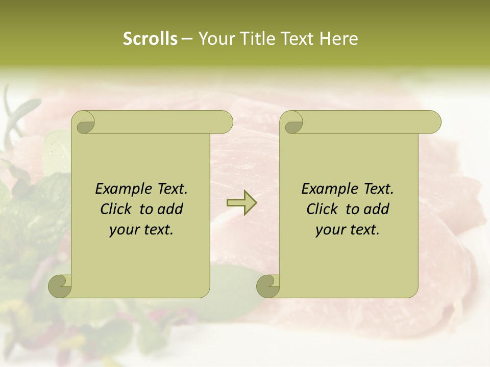 Turkey Steaks PowerPoint Template