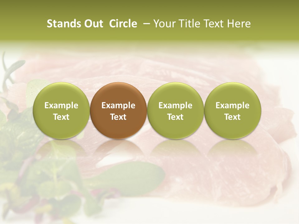 Turkey Steaks PowerPoint Template