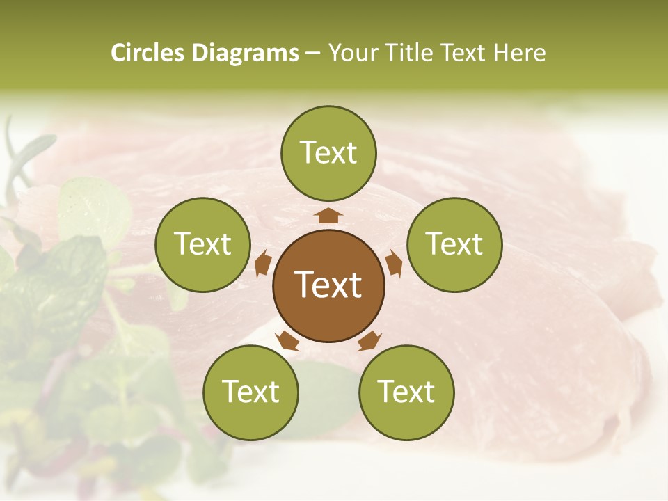 Turkey Steaks PowerPoint Template