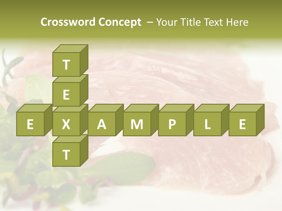 Turkey Steaks PowerPoint Template