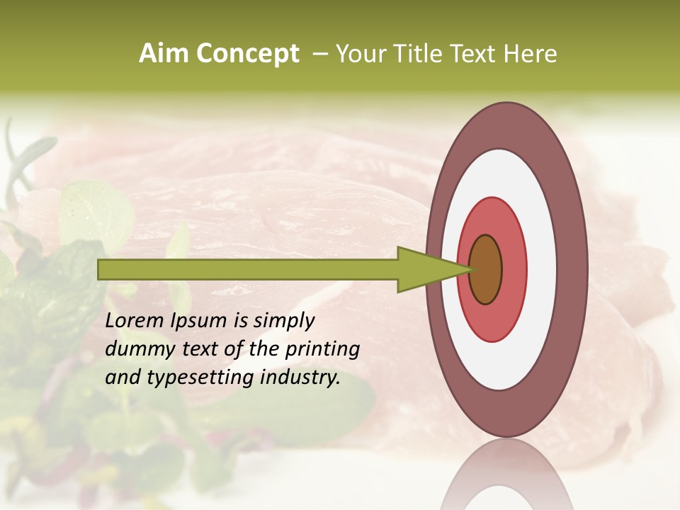 Turkey Steaks PowerPoint Template