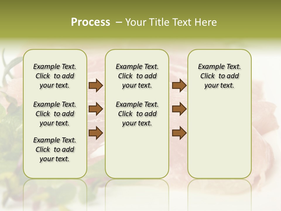 Turkey Steaks PowerPoint Template