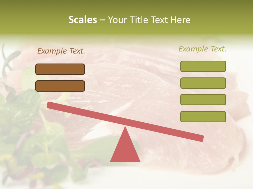 Turkey Steaks PowerPoint Template