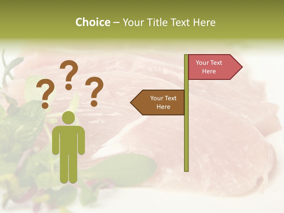 Turkey Steaks PowerPoint Template