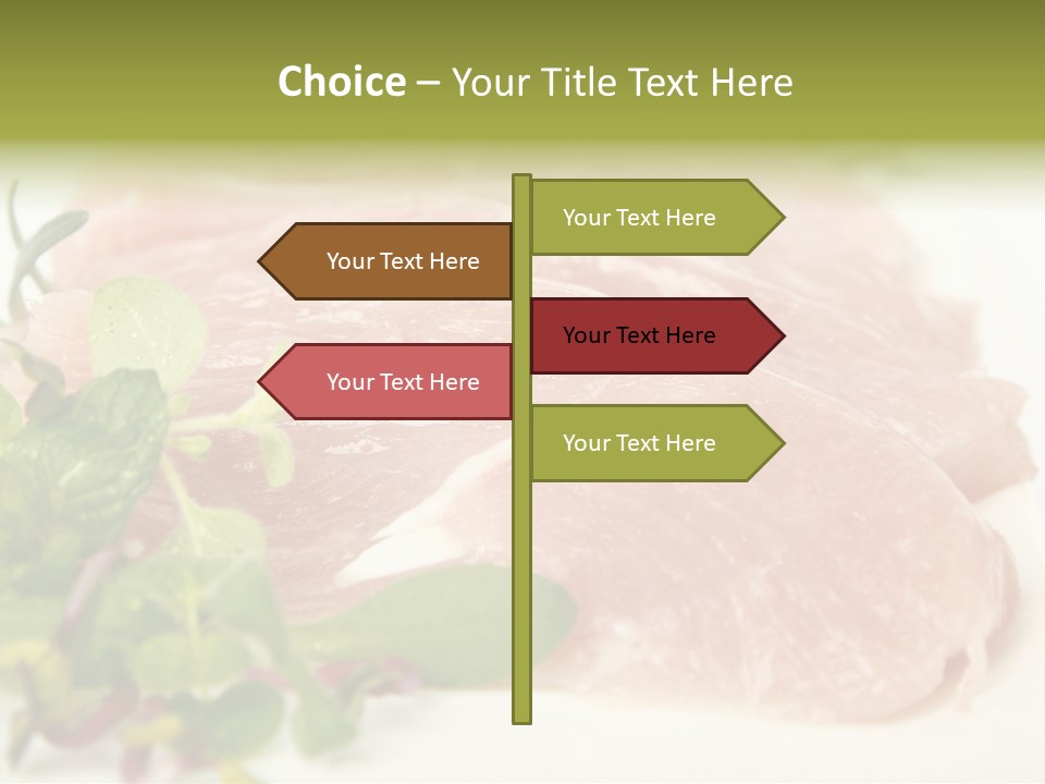 Turkey Steaks PowerPoint Template