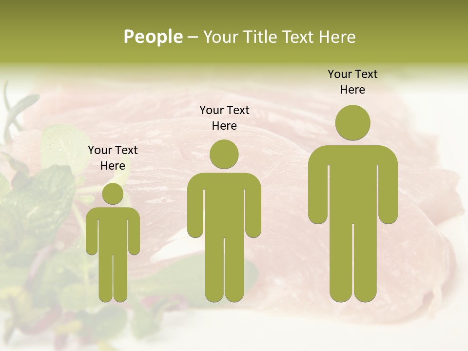 Turkey Steaks PowerPoint Template