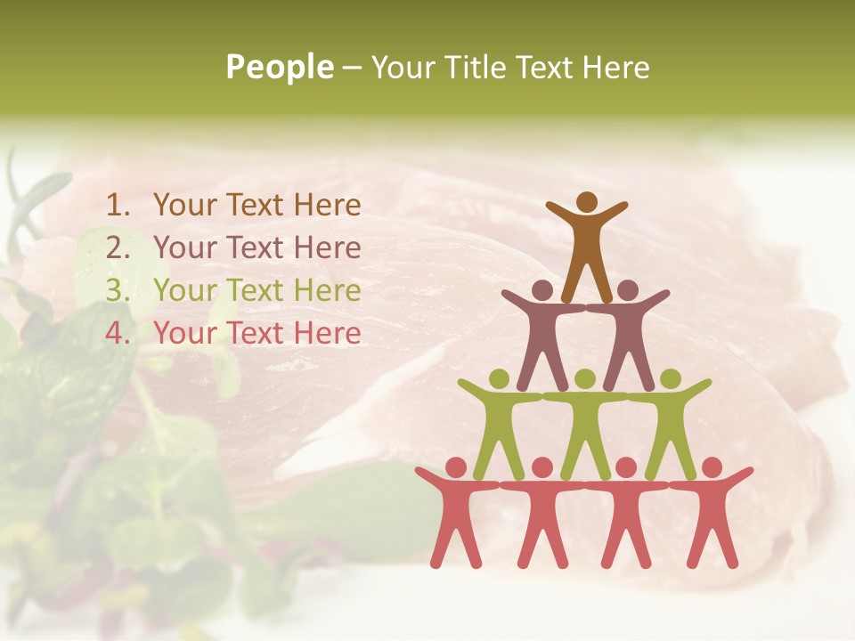 Turkey Steaks PowerPoint Template