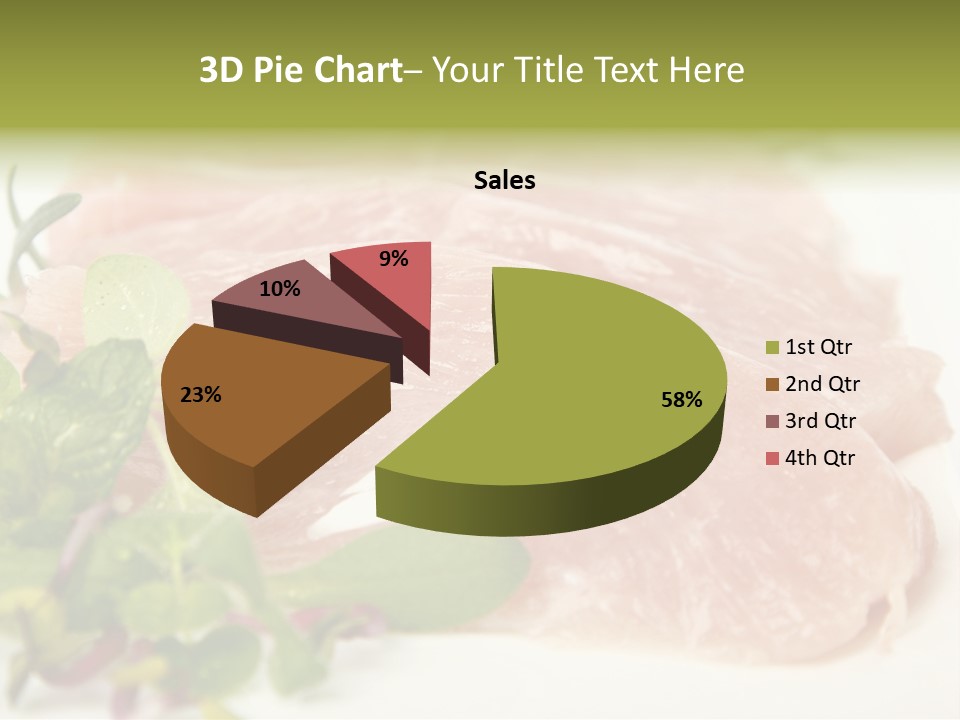 Turkey Steaks PowerPoint Template
