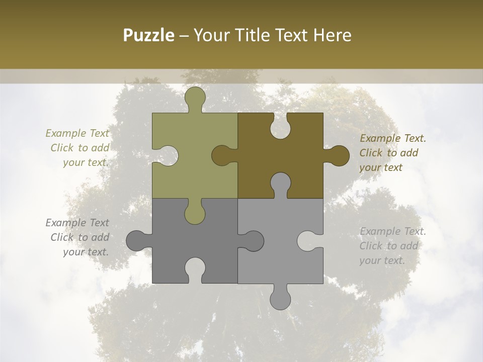 Round Park PowerPoint Template