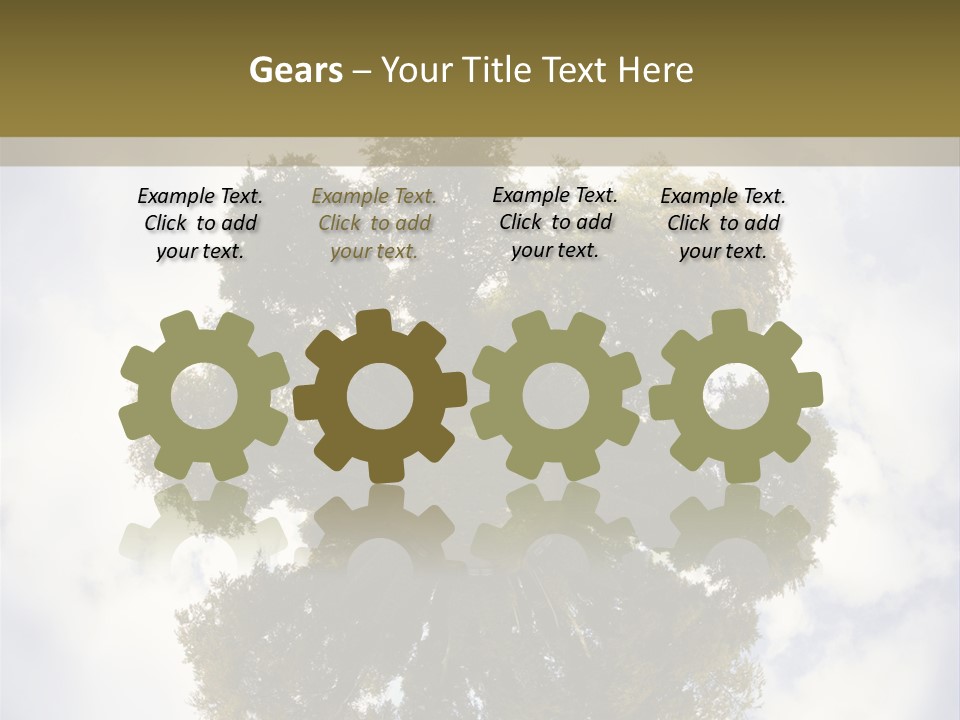 Round Park PowerPoint Template