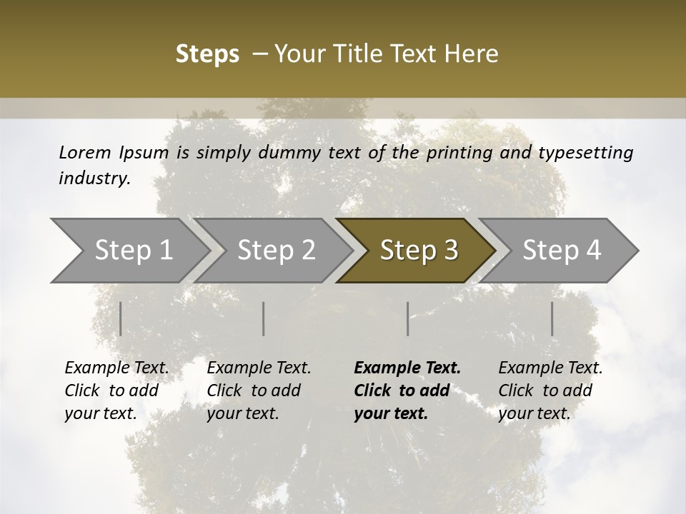 Round Park PowerPoint Template