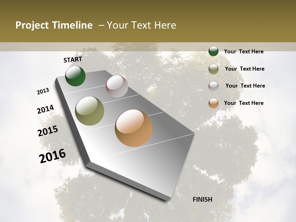 Round Park PowerPoint Template