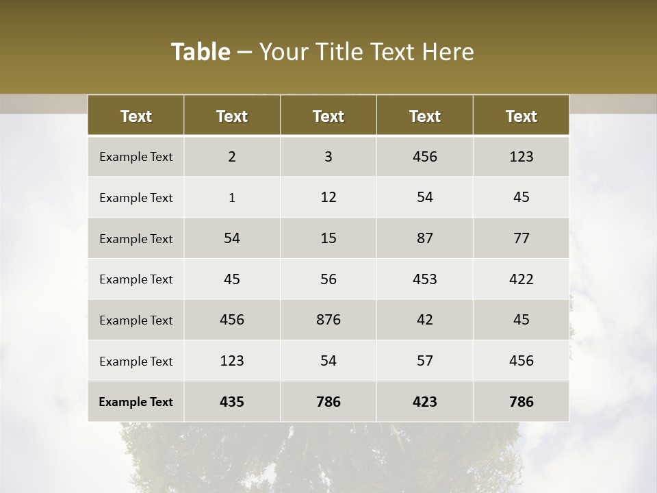 Round Park PowerPoint Template