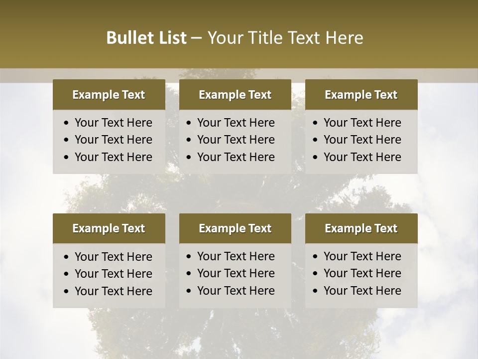 Round Park PowerPoint Template