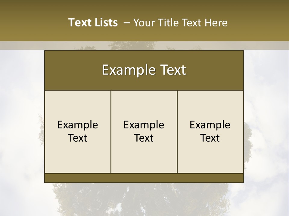 Round Park PowerPoint Template